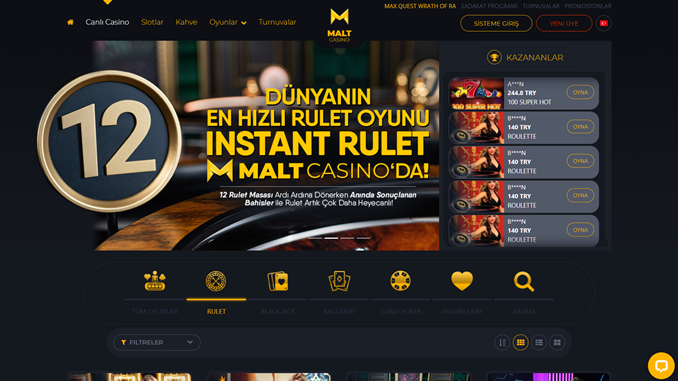 Maltcasino Rulet Güvenilir mi? - Maltcasino Rulet Türleri